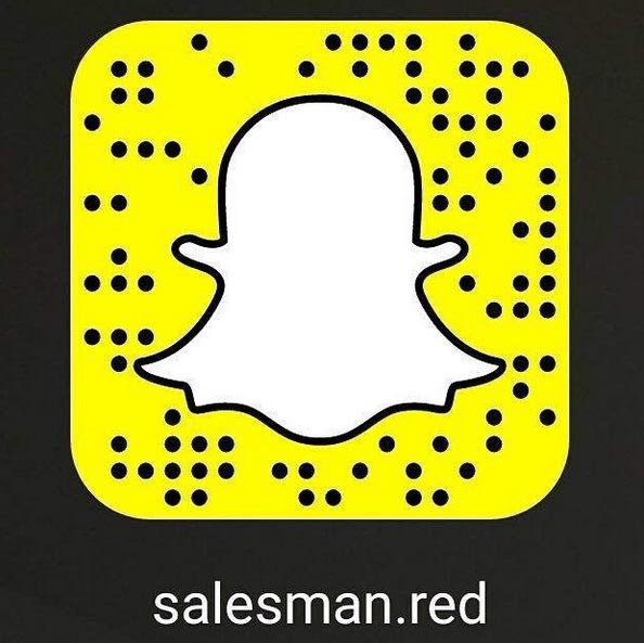 salesman red snapchat